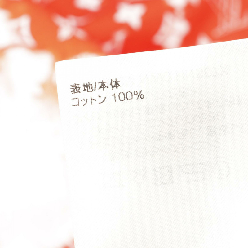 LOUIS VUITTON Monogram 頭巾 其他上衣 RM222MNWOHNS07X 棉 白色 橘色 橘色 二手 男款-4