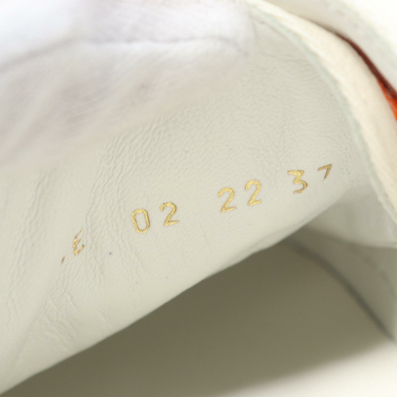 Christian Dior WALK'N'DIOR 運動鞋 #37 帆布 橘色 白色 二手-6