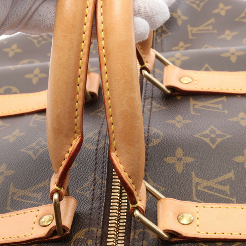 LOUIS VUITTON Keepall 50 旅行包 M41426 Monogram 帆布 棕色 二手 中性 LV-9