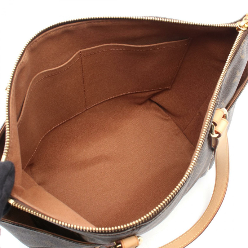 LOUIS VUITTON Totally PM Monogram 手提包 M56688 PVC 塗層帆布皮革棕色二手女士包-2