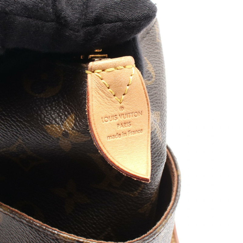 LOUIS VUITTON Totally PM Monogram 手提包 M56688 PVC 塗層帆布皮革棕色二手女士包-3