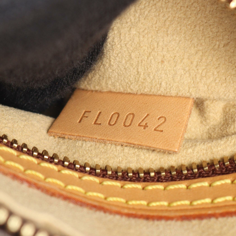 LOUIS VUITTON Looping MM 肩背包 M51146 Monogram 帆布 棕色 二手 女士 LV-4