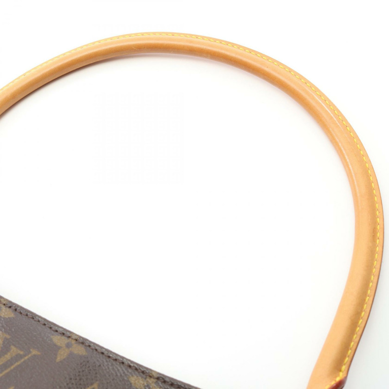 LOUIS VUITTON Looping MM 肩背包 M51146 Monogram 帆布 棕色 二手 女士 LV-5