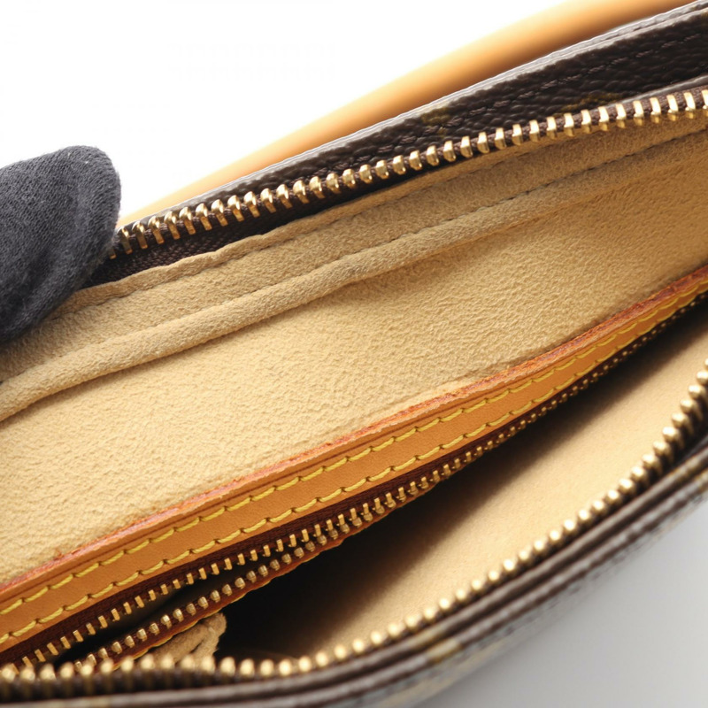 LOUIS VUITTON Looping MM 肩背包 M51146 Monogram 帆布 棕色 二手 女士 LV-8