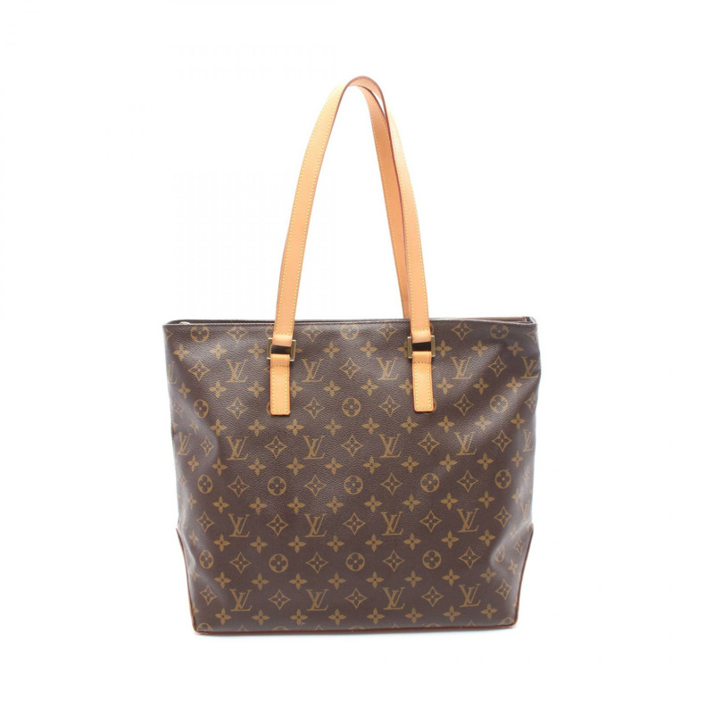 LOUIS VUITTON Cabas Mezzo 單肩包 M51151 Monogram 皮革棕色 LV-0