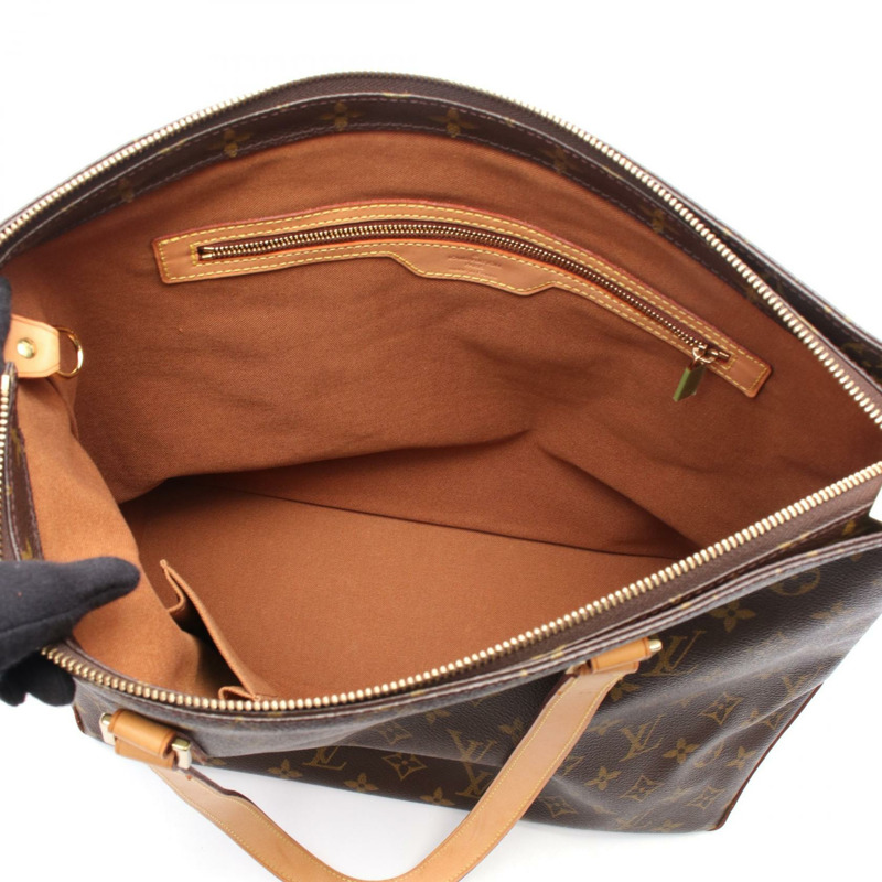 LOUIS VUITTON Cabas Mezzo 單肩包 M51151 Monogram 皮革棕色 LV-2