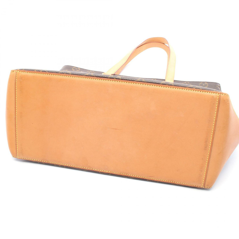 LOUIS VUITTON Cabas Mezzo 單肩包 M51151 Monogram 皮革棕色 LV-6
