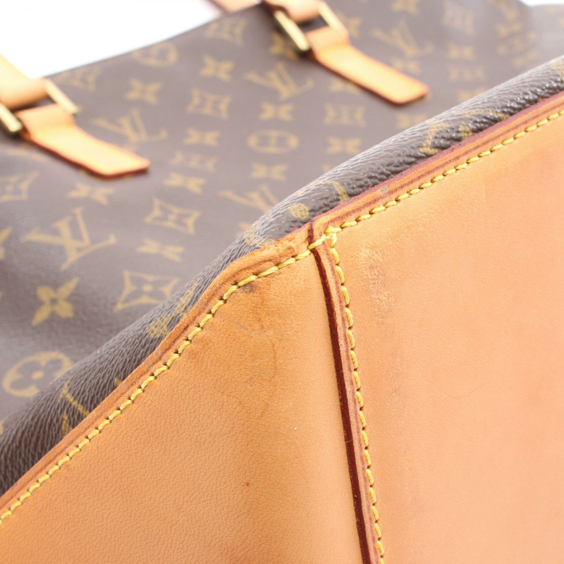 LOUIS VUITTON Cabas Mezzo 單肩包 M51151 Monogram 皮革棕色 LV-7