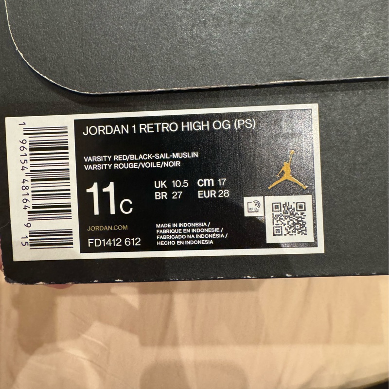 Air Jordan 1 Retro High Chicago 17cm [全新］-5