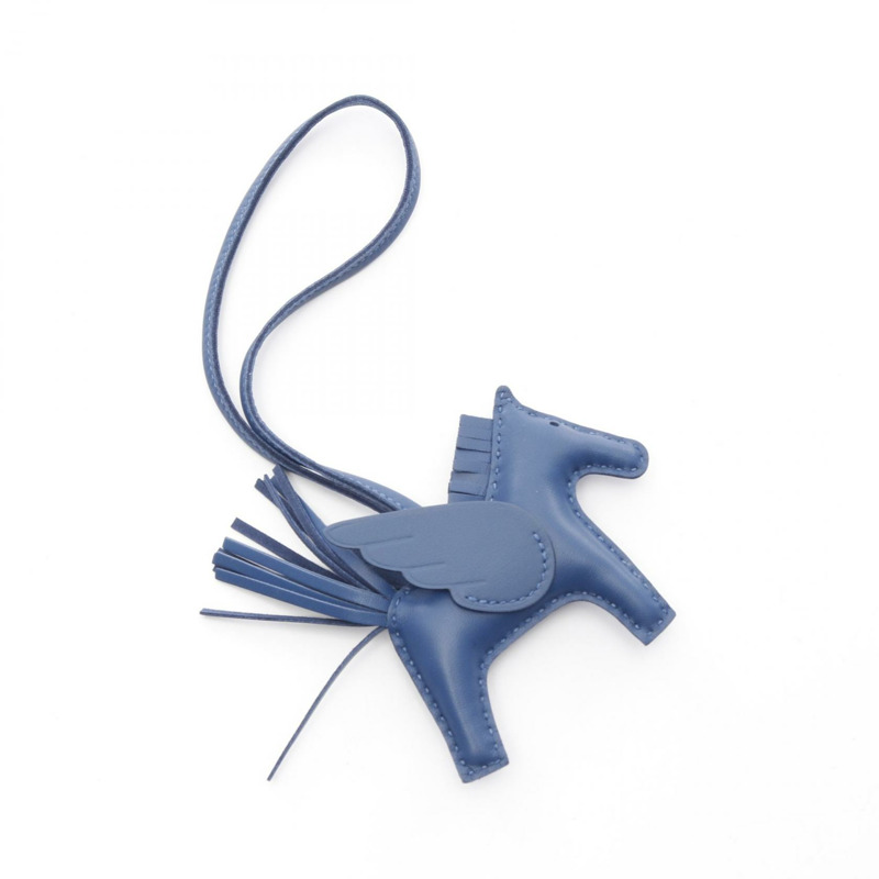 愛馬仕 Rodeo Pegasus PM 包飾 Swift 皮革 Agneau milo 海軍藍 二手 女款 W-1