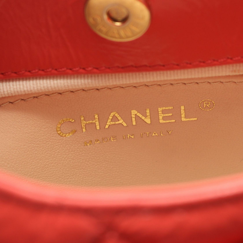 香奈兒 (CHANEL) Matelasse 小號 Hobo 鏈條肩背包 AS4322 漆皮粉紅 GHW CC-3