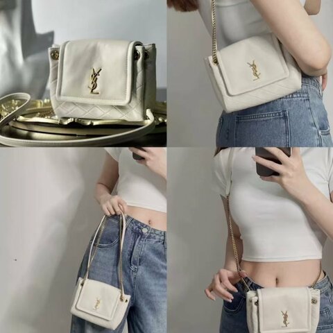 YSL Lolita復古白 全新未使用