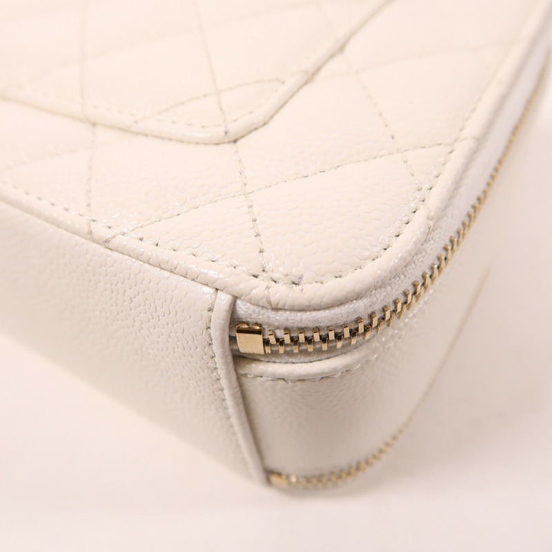 CHANEL 牛皮皮革2 Way Shoulder金扣手挽肩背兩用袋-12