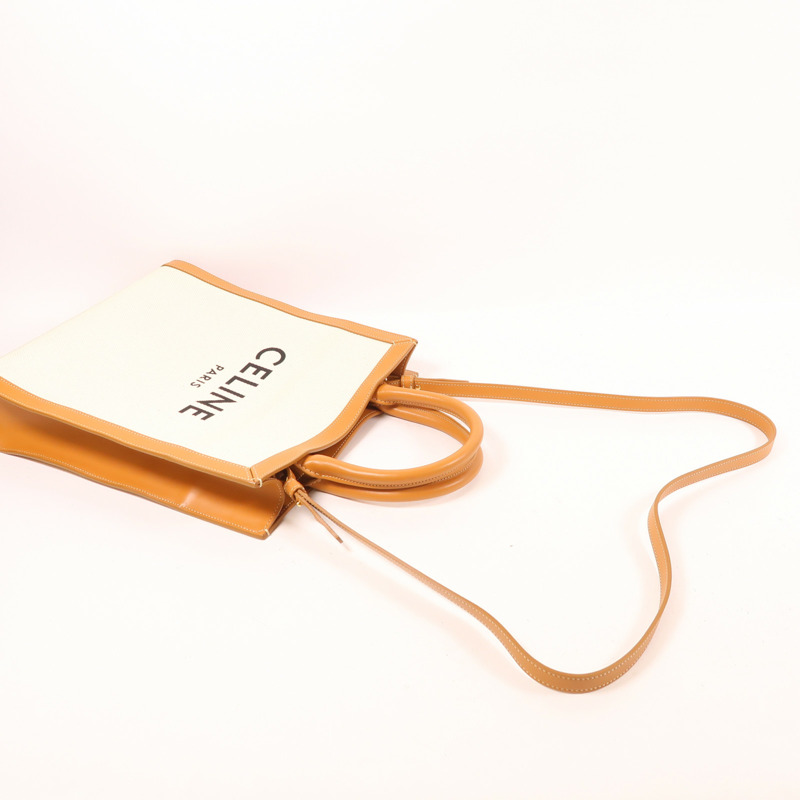 CELINE 【激減優惠】帆布2 Way Shoulder金扣手挽肩背兩用袋-8
