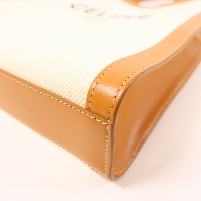 CELINE 【激減優惠】帆布2 Way Shoulder金扣手挽肩背兩用袋-9