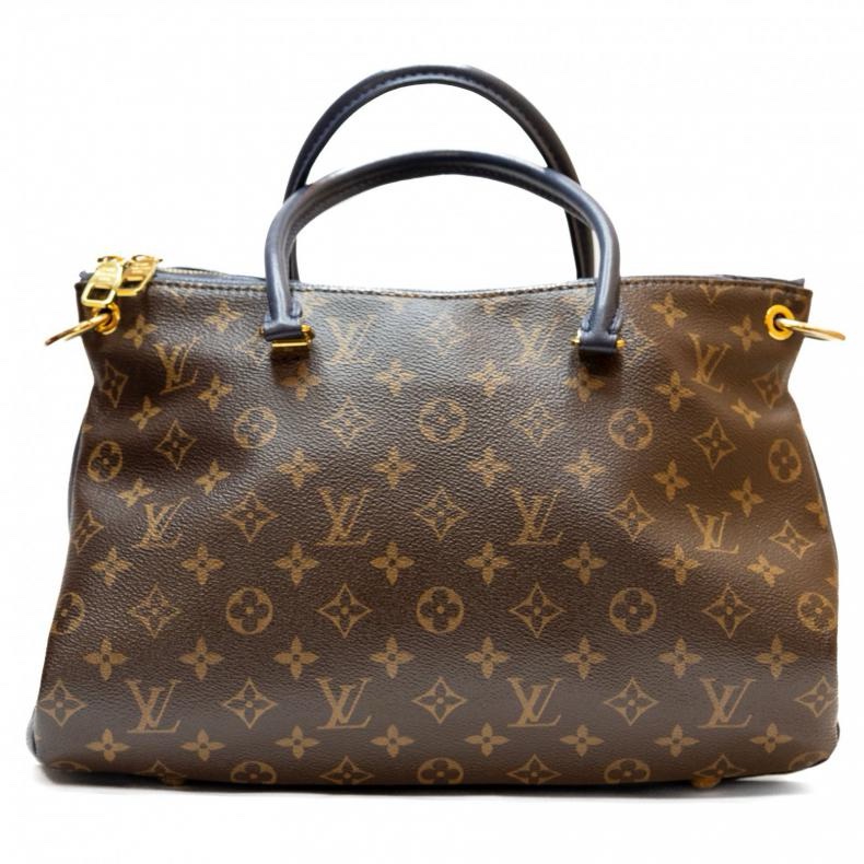 LOUIS VUITTON(路易威登) Pallas 傳奇 大號 34 老花 PVC-0