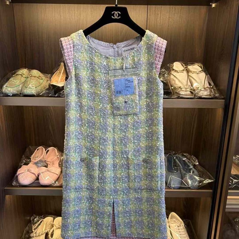 CHANEL連身裙 原價近15萬尺寸34號 非常新-0