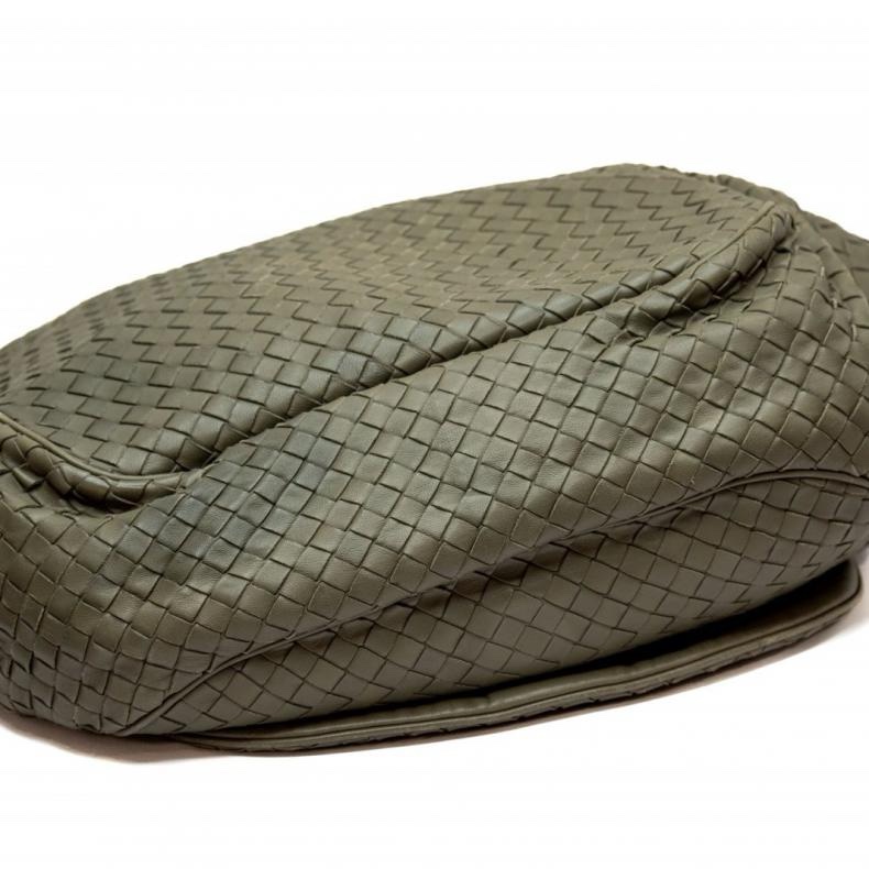 BOTTEGA VENETA(葆蝶家) BV 編織包 灰綠色-2