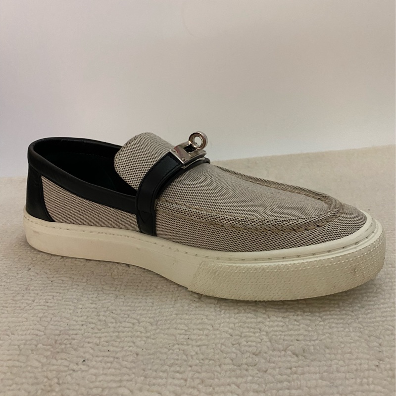 HERMES EO Toile Shoes-2