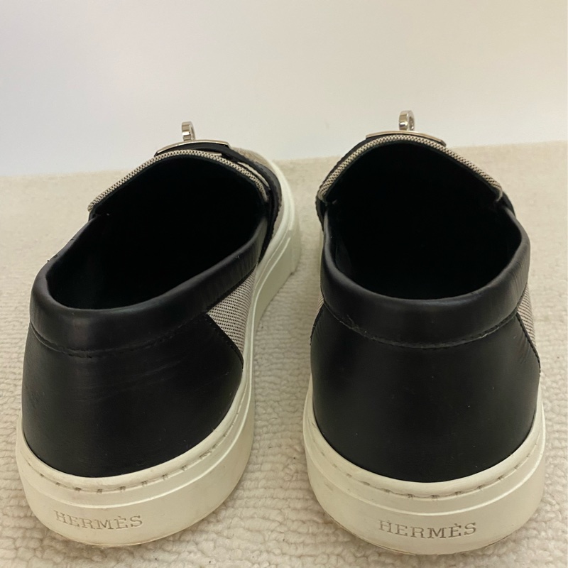 HERMES EO Toile Shoes-3