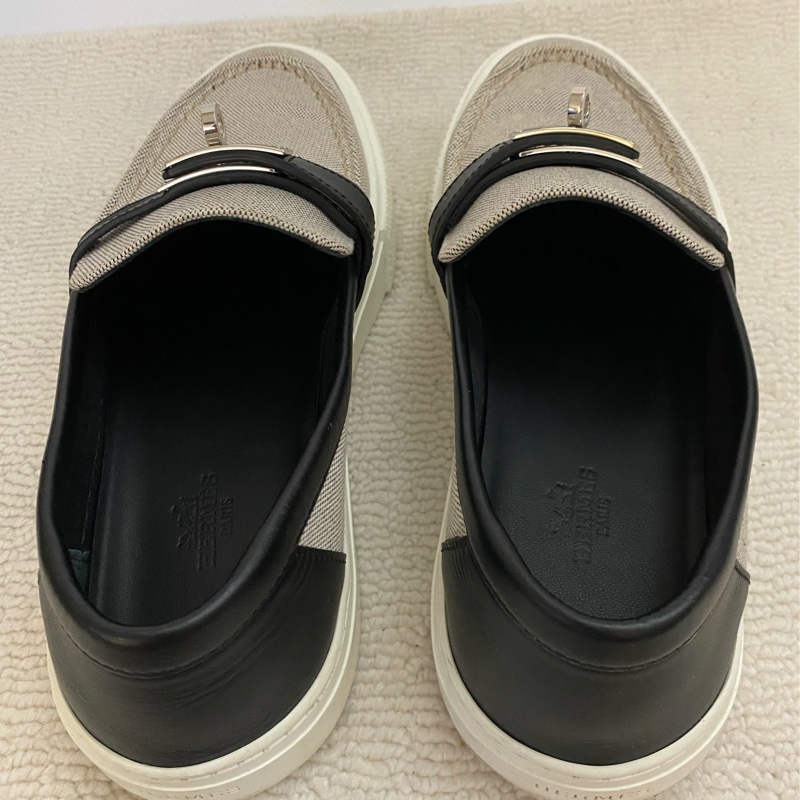 HERMES EO Toile Shoes-4