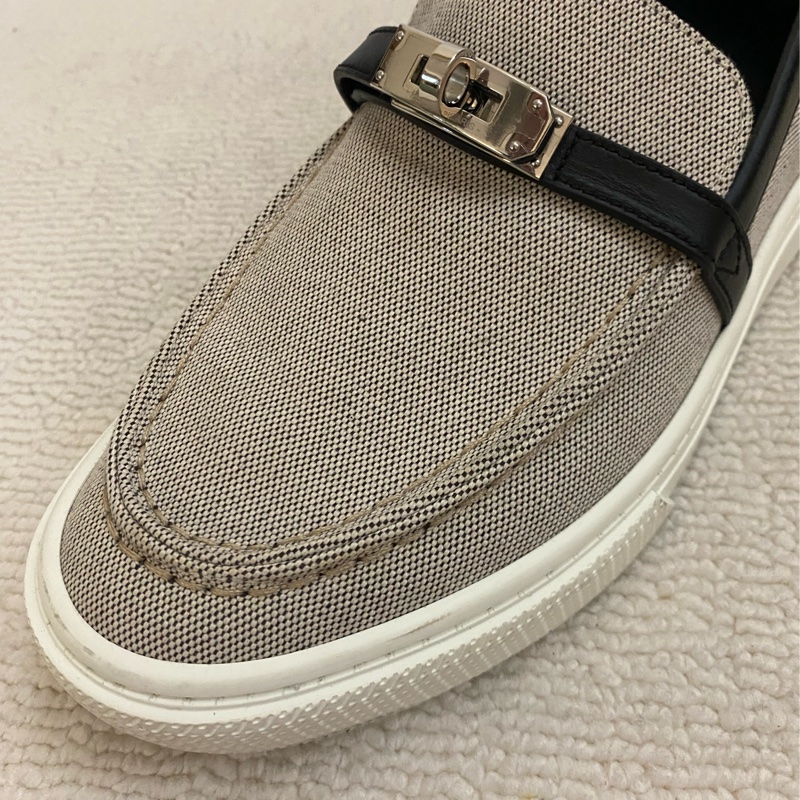 HERMES EO Toile Shoes-13