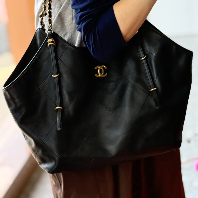 Chanel 25S tote 小號 99新 配件塵袋-0