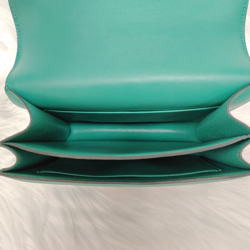 Hermès 愛馬仕 Constance19 帝王綠 金扣 D刻-4
