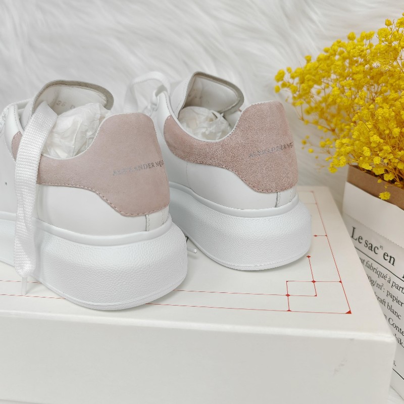 Alexander McQueen 麥昆 粉尾小白鞋 36碼-2