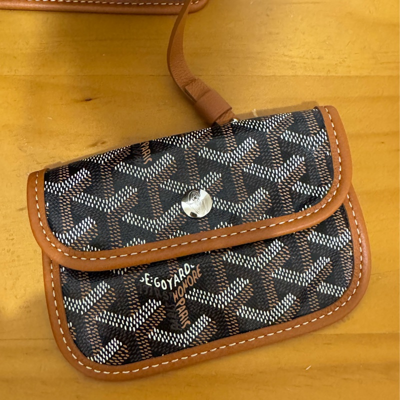 全新Goyard Anjou mini 黑棕 雙面mini tote（附全新內膽包）-21