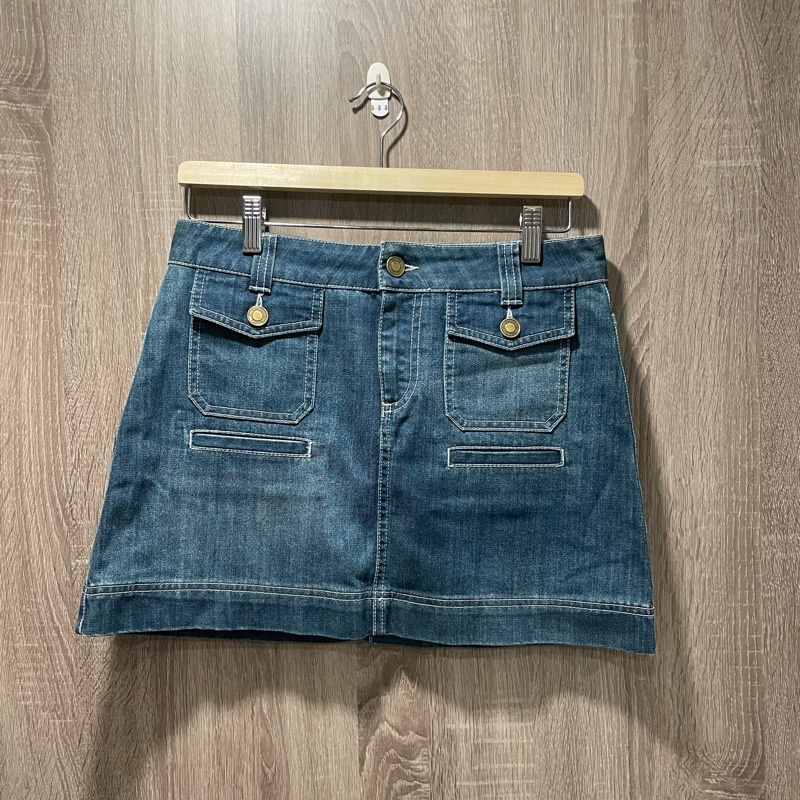 Gucci 經典logo牛仔裙-5