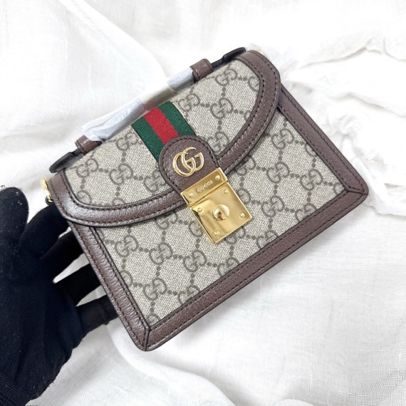 Gucci 經典老花信封斜背包-1