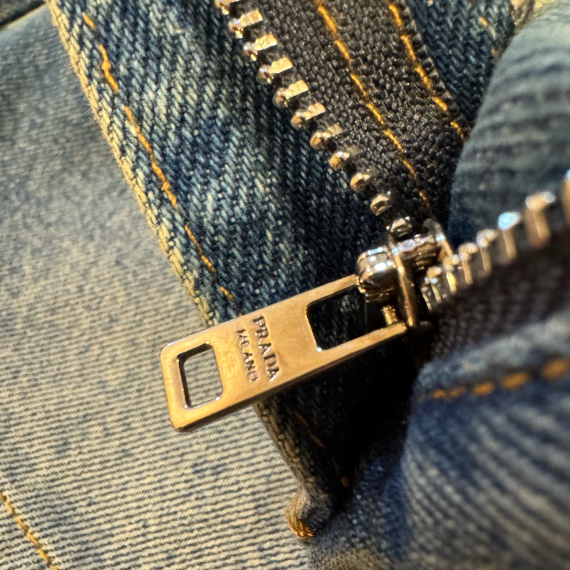 PRADA 牛仔群 迷你裙-12