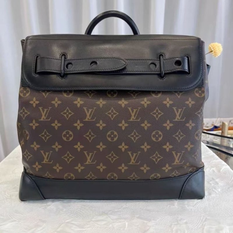 LV 19ss virgil steamer 老花手提斜背包39*38*15 99新 配件塵袋-1