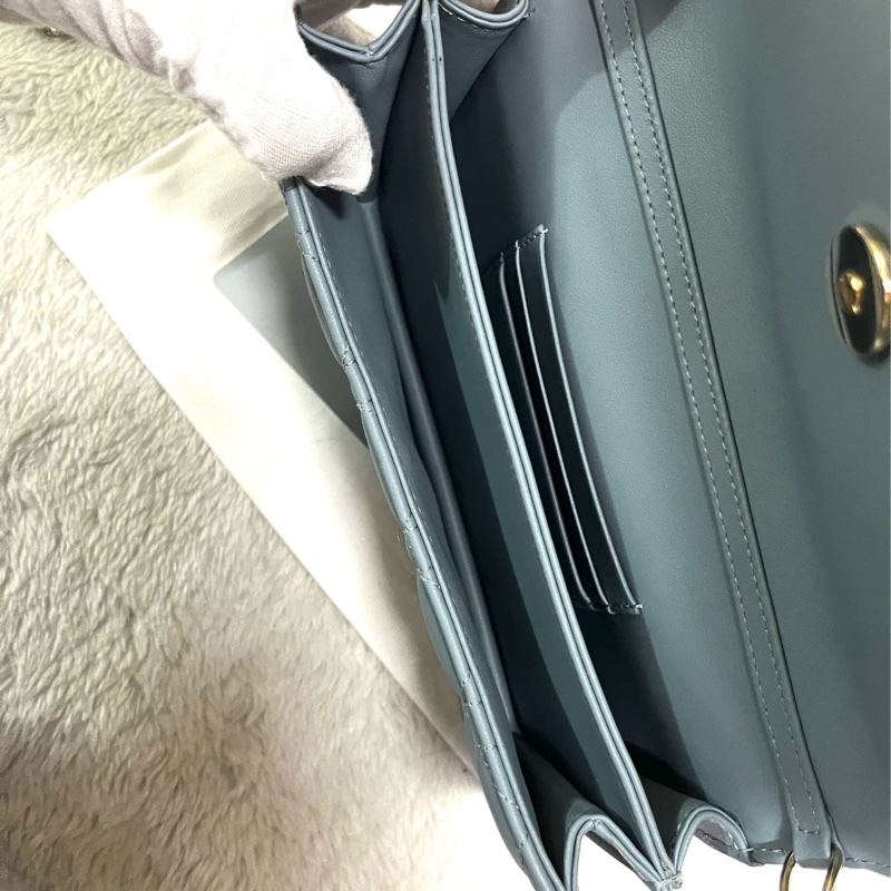 DIOR迪奥女包 MISSDIOR藤格纹羊皮手提 /單肩斜挎包-18