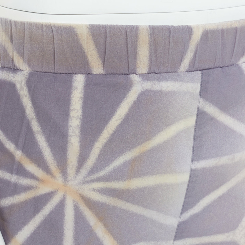 MARNI light purple cream abstract print elastic shorts IT46 S-7