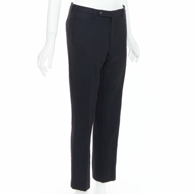 MAISON MARGIELA Line 14 navy wool tapered pants IT48 M-2