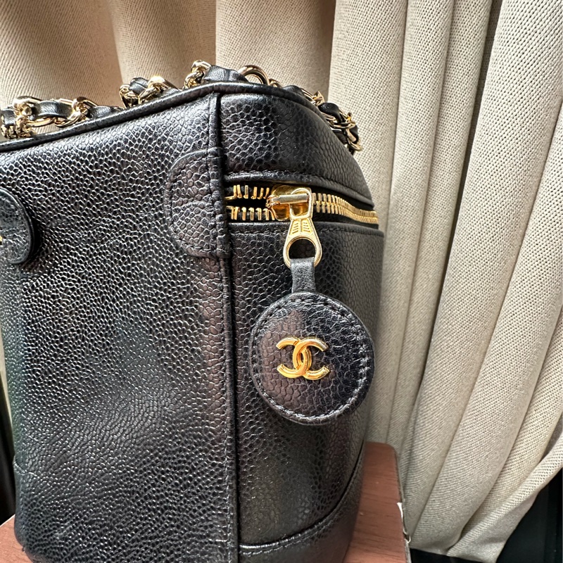 Chanel 化妝包（有卡、配不原裝金色揹鍊）-2