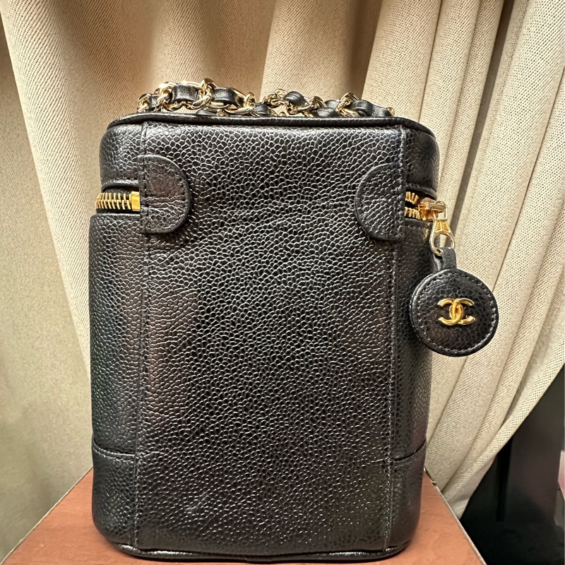 Chanel 化妝包（有卡、配不原裝金色揹鍊）-7