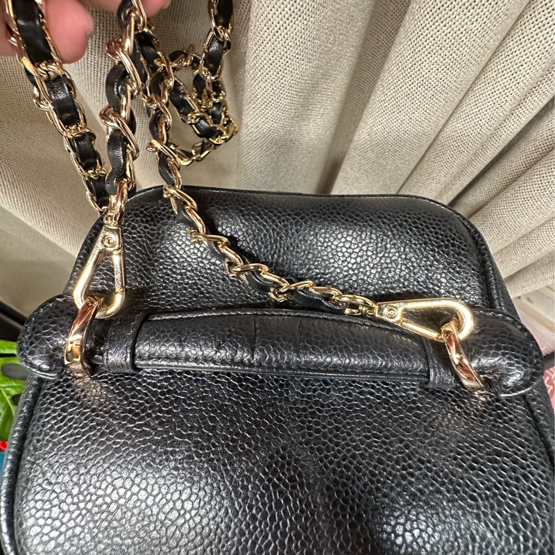 Chanel 化妝包（有卡、配不原裝金色揹鍊）-12