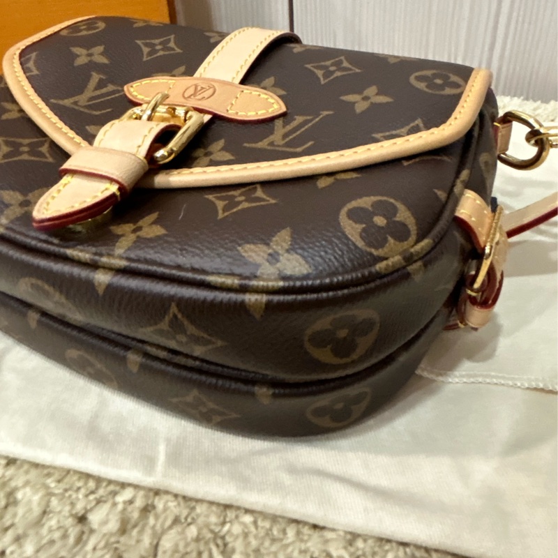 LV saumur BB晶片款 雙子星 老花馬鞍包 loui vuitton-4