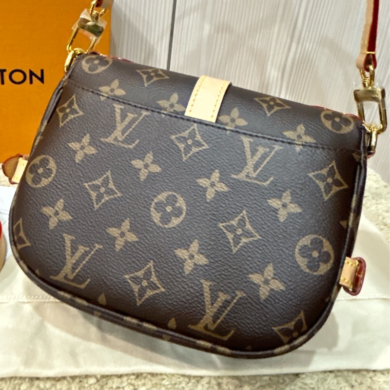 LV saumur BB晶片款 雙子星 老花馬鞍包 loui vuitton-7