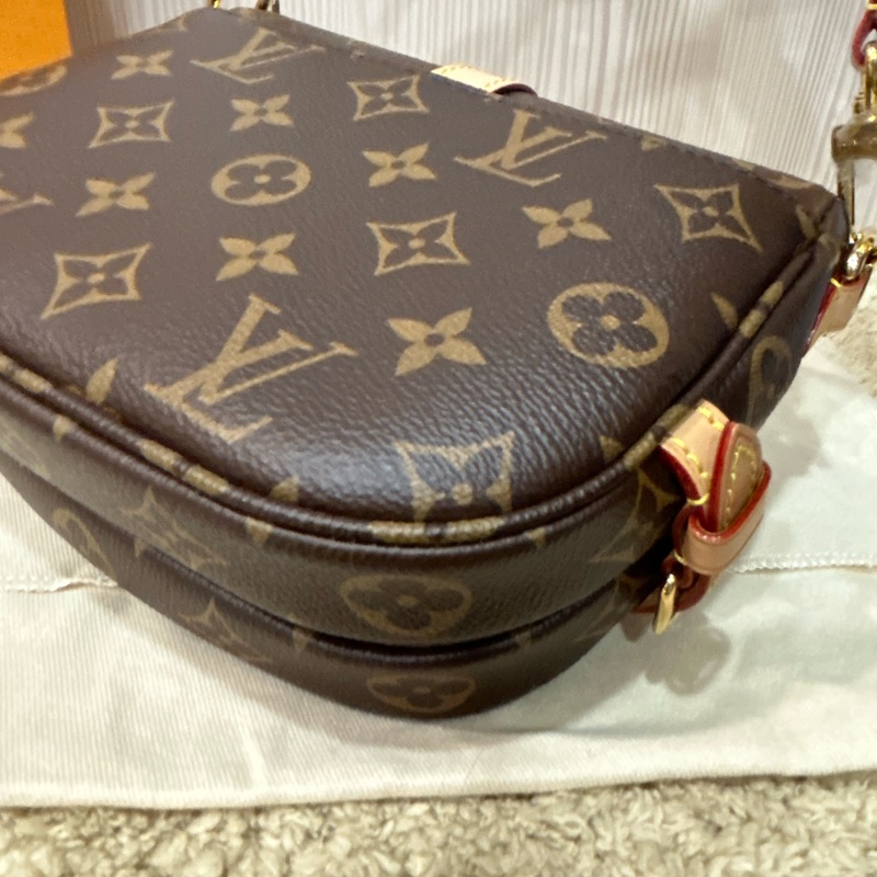 LV saumur BB晶片款 雙子星 老花馬鞍包 loui vuitton-8