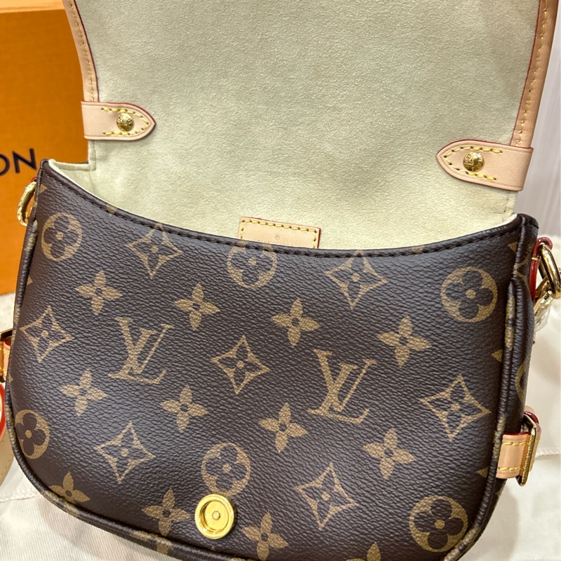 LV saumur BB晶片款 雙子星 老花馬鞍包 loui vuitton-22