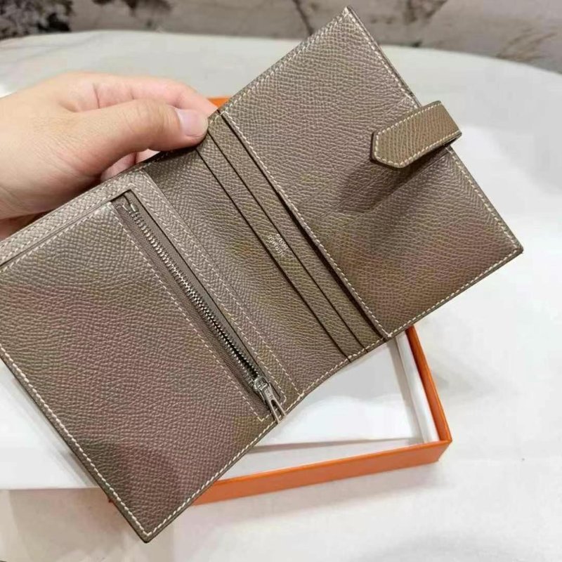 ✨Hermes bearn 錢包大象灰 98新 配件盒子-2