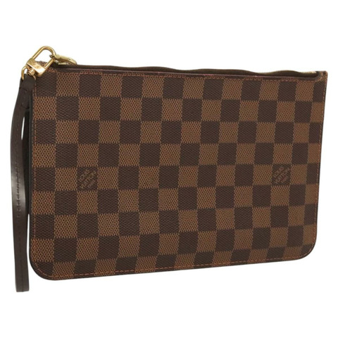 路易威登 Damier Ebene Neverfull 中號手拿包 配件包 LV 授權 120850