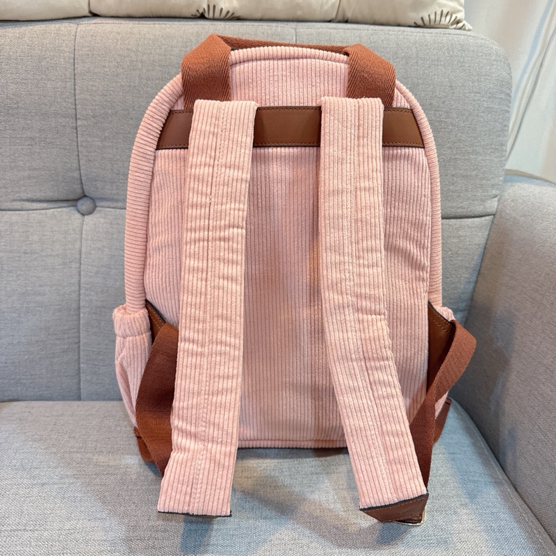 Chloé logo embroidered 粉後背包-5