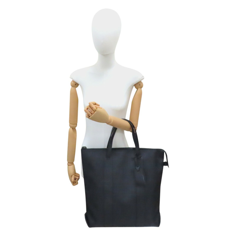 黑色 帆布 North South Zucca 托特包【FENDI 芬迪】 7VA196-9