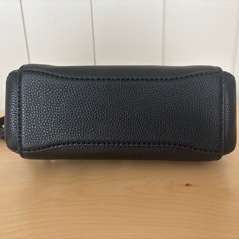 Marc Jacobs boho專櫃款 黑色荔枝皮 鎖頭郵差包 九成新-7