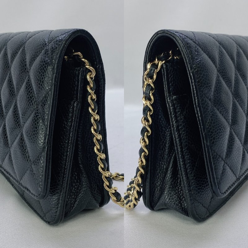 CHANEL WOC金扣荔枝牛鏈帶包-2